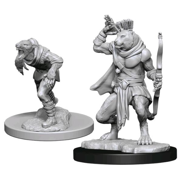 Dungeons & Dragons - Nolzur’s Marvelous Unpainted Minis: Wererat & Weretiger - Gametraders Modbury Heights