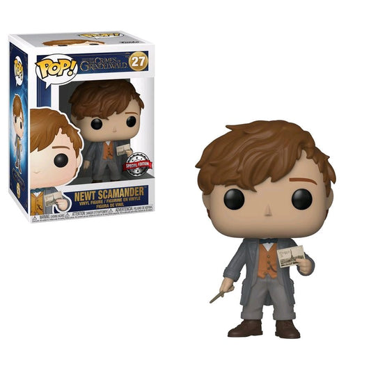 Fantastic Beasts 2: The Crimes of Grindelwald - Newt with Postcard US Exclusive Pop! Vinyl - Gametraders Modbury Heights