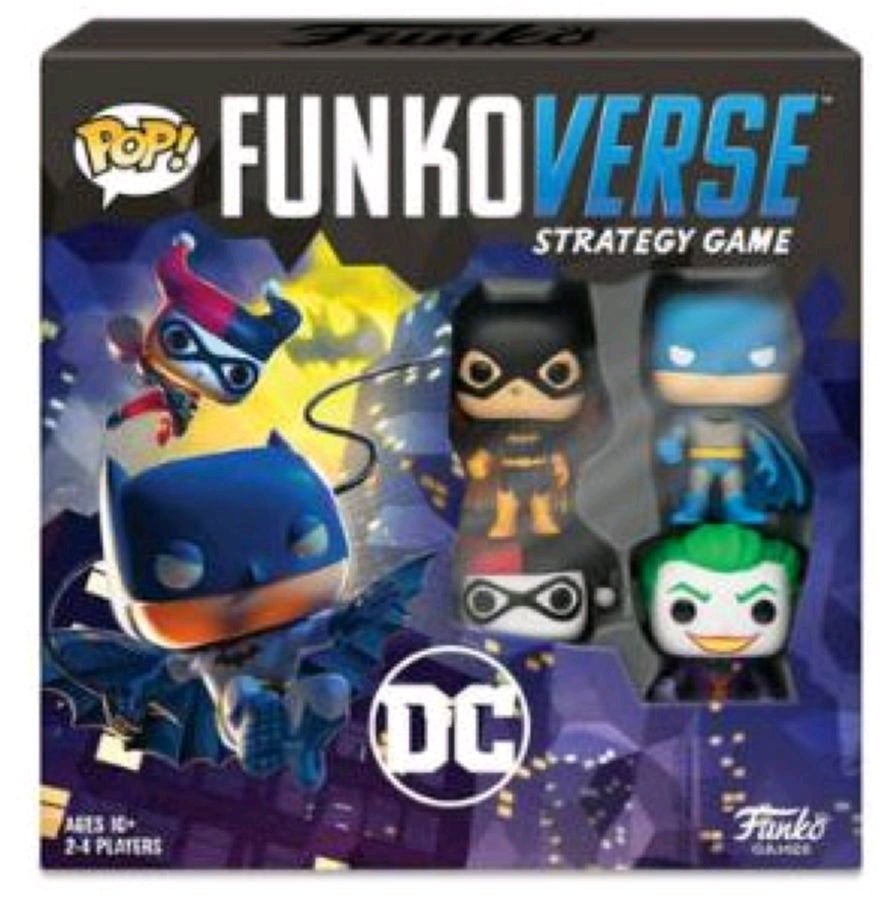 Funkoverse - Batman 4 - pack Strategy Pop! Vinyl Board Game - Gametraders Modbury Heights