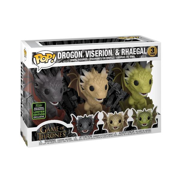 Game of Thrones - Dragons in Eggs Pop! 3pk Vinyl EC20 - Gametraders Modbury Heights