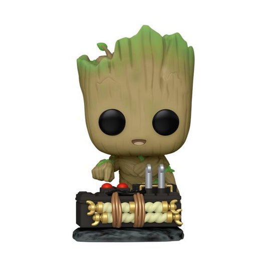 Guardians Of The Galaxy - Groot with button Pop! Vinyl WC23 - Gametraders Modbury Heights