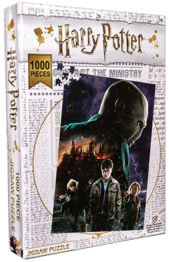 Harry Potter - Burning Hogwarts 1000 Piece Jigsaw Puzzle - Gametraders Modbury Heights