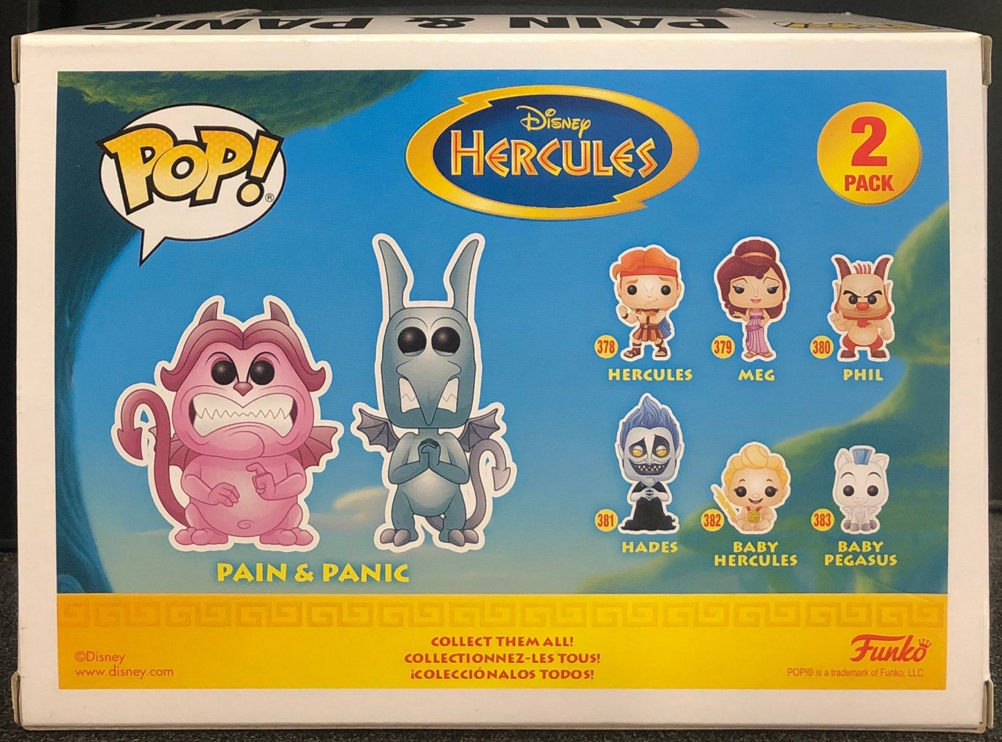 Hercules Pain & Panic 2pk SDCC 2018 US Exclusive Pop! Vinyl - Gametraders Modbury Heights