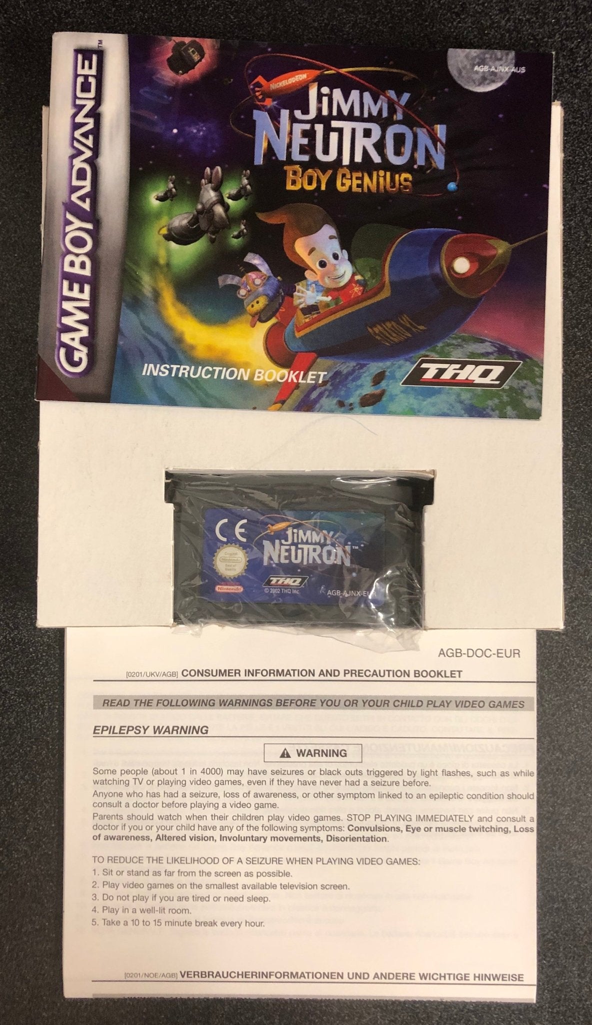 Jimmy Neutron Boy Genius Gameboy Advance - Gametraders Modbury Heights