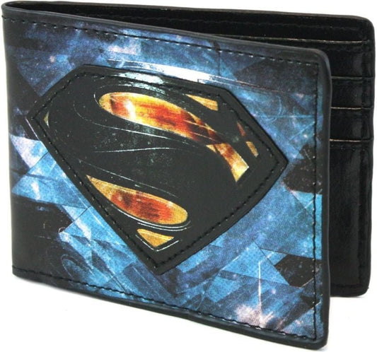 Man Of Steel Chromium Print Bi - fold Wallet - Gametraders Modbury Heights