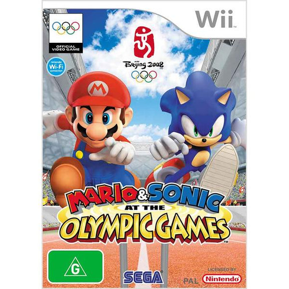 Mario & Sonic at the Olympic Games Wii (Pre - Played) - Gametraders Modbury Heights