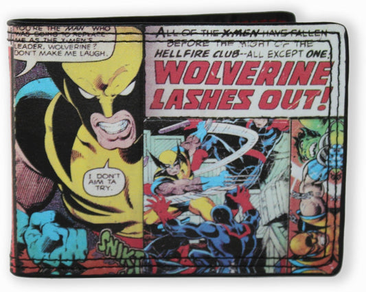 Marvel Wolverine Comic Bi - fold Wallet - Gametraders Modbury Heights