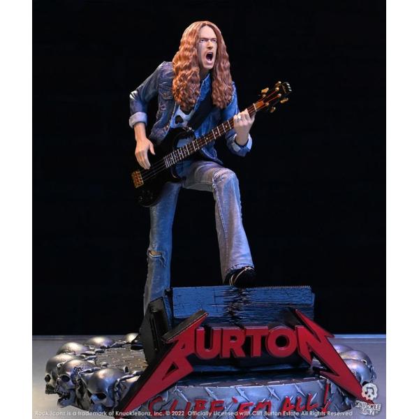 Metallica - Cliff Burton Rock Iconz Statue - Gametraders Modbury Heights