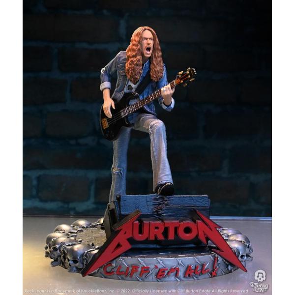 Metallica - Cliff Burton Rock Iconz Statue - Gametraders Modbury Heights