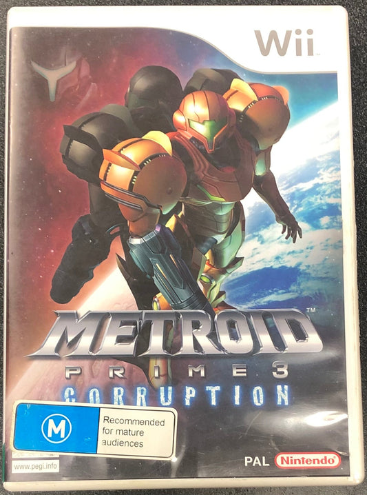 Metroid Prime 3: Corruption Wii (Pre - Played) - Gametraders Modbury Heights