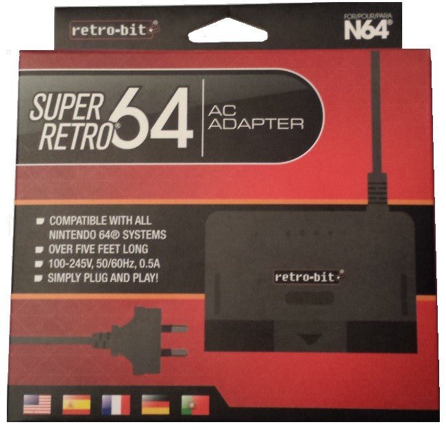 N64 Super Retro AC Adapter AU - Gametraders Modbury Heights