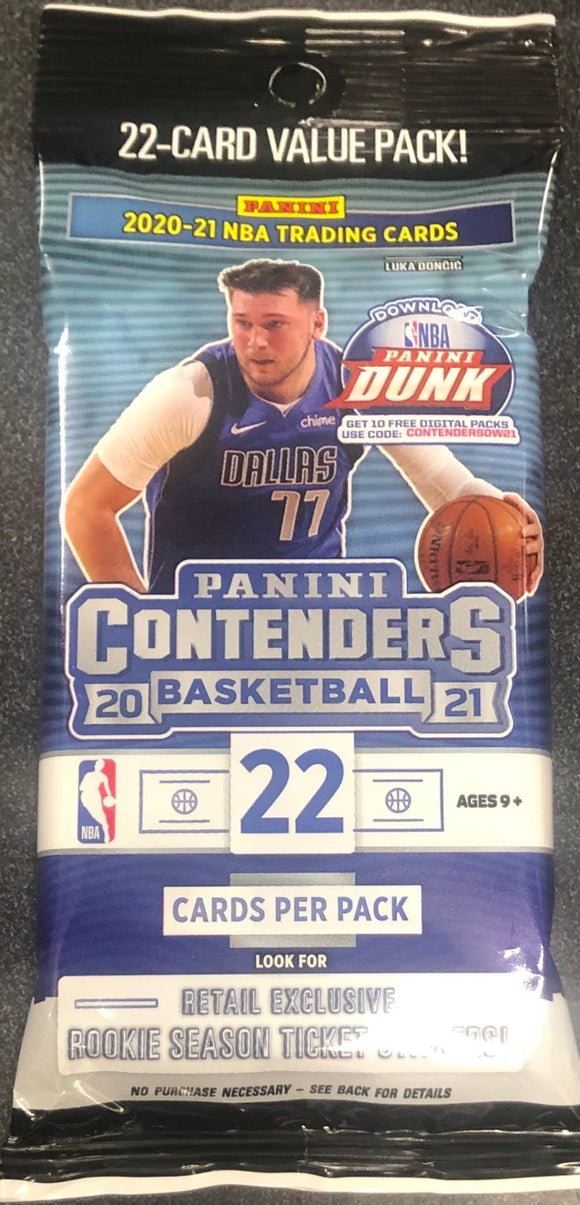 NBA 2020 - 21 Contenders Basketball Fat Pack - Gametraders Modbury Heights