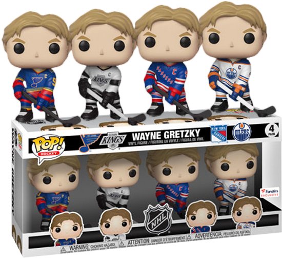 NHL: Legends - Wayne Gretzky US Exclusive Pop! Vinyl 4 - pack - Gametraders Modbury Heights