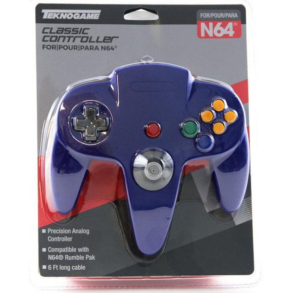 Nintendo 64 Controller Replica Blue - Gametraders Modbury Heights