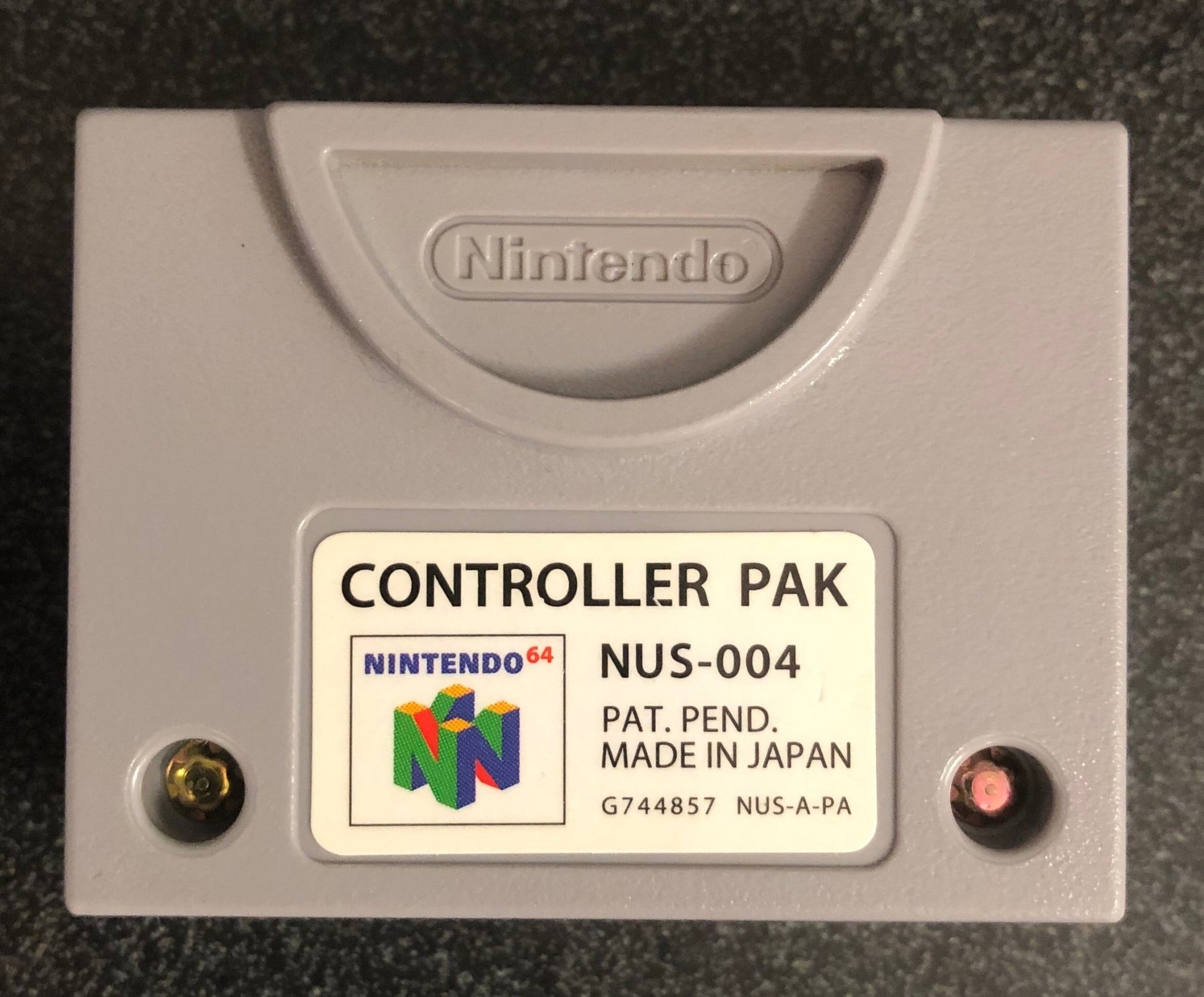 Nintendo 64 Genuine Controller Pak - Gametraders Modbury Heights