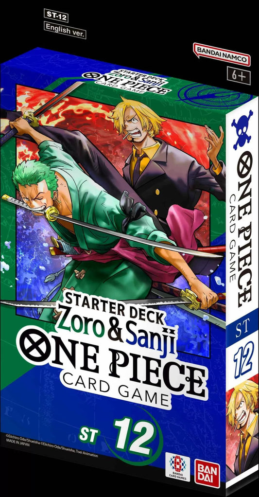 One Piece Card Game Zoro and Sanji Starter Deck (ST - 12) Starter Deck - Gametraders Modbury Heights