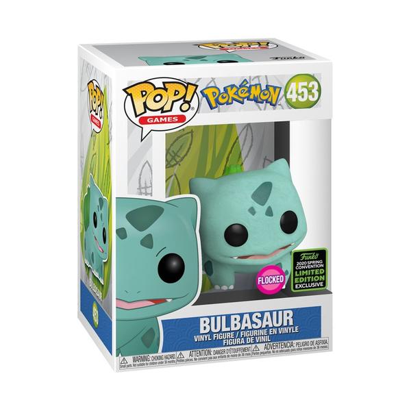 Pokemon - Bulbasaur Flocked Pop! Vinyl EC20 - Gametraders Modbury Heights