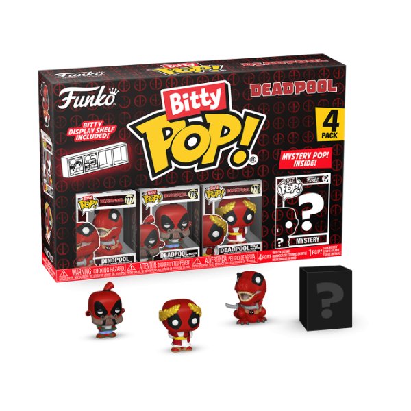 *Pre - order* Deadpool - Dinopool Bitty Pop! Vinyl 4PK (ETA June) - Gametraders Modbury Heights