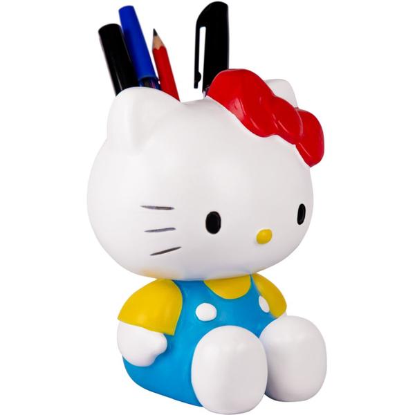 *Pre - order* Hello Kitty - Sitting in Blue Overalls Pen Holder (ETA July) - Gametraders Modbury Heights