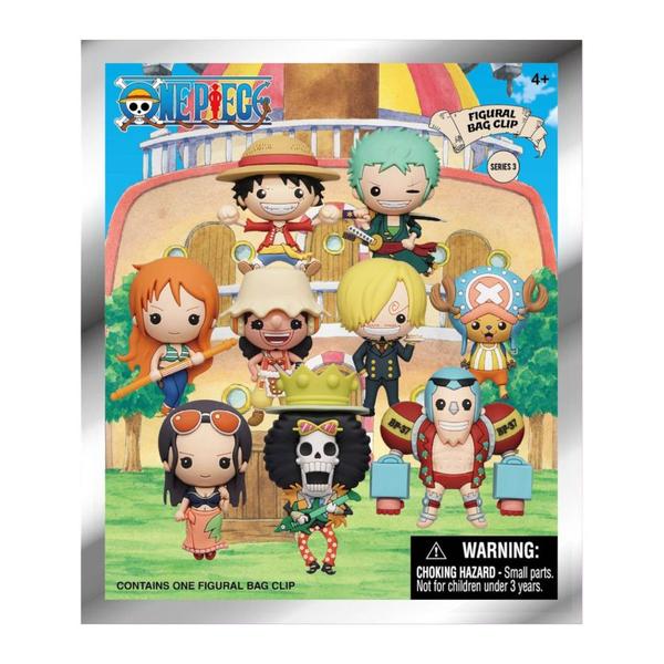 *Pre - order* One Piece - 3D Foam Bag Clips Series 3 Blind Bag (ETA July) - Gametraders Modbury Heights