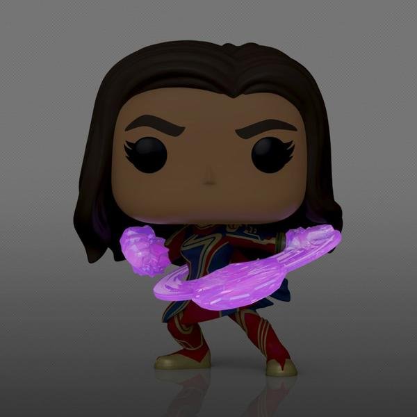 *Pre - order* The Marvels (2023) - Ms. Marvel US Exclusive Glow Pop! Vinyl (ETA August) - Gametraders Modbury Heights