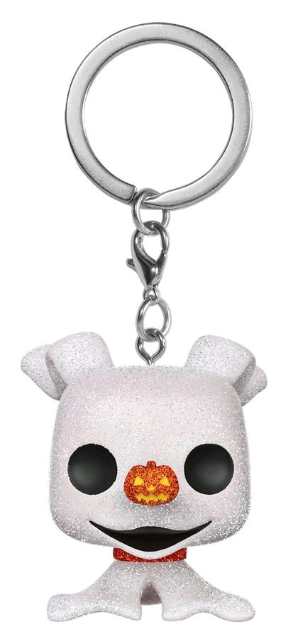 The Nightmare Before Christmas - Zero Diamond Glitter Pocket Pop! Vinyl Keychain