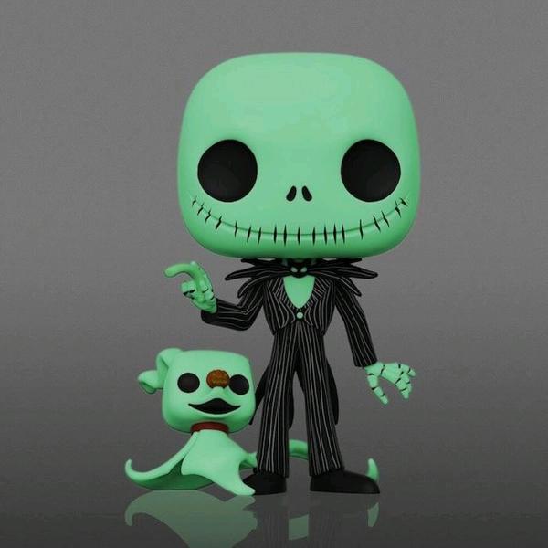 The Nightmare Before Christmas - Jack Skellington with Zero Glow US Exclusive 10" Pop! Vinyl