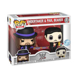 WWE - Undertaker & Paul Bearer (with pin) US Exclusive Pop! Vinyl 2-Pack