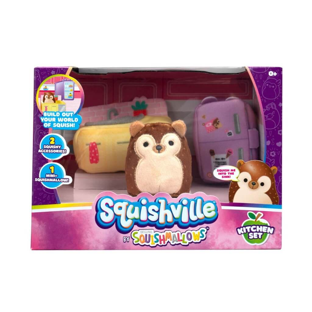 SQUISHMALLOWS SQUISHVILLE Mini Plush (Squishville Accessory Set)