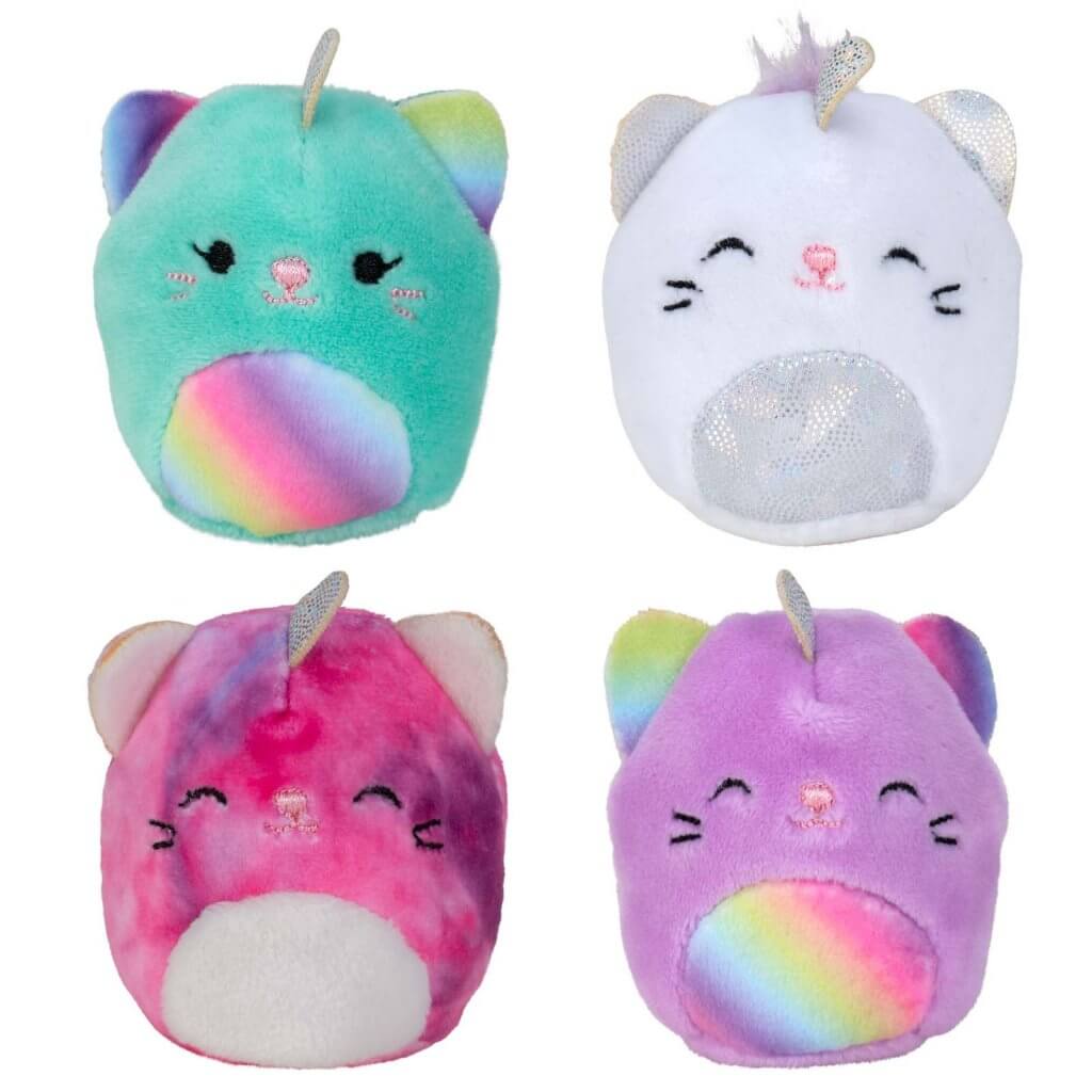 SQUISHMALLOWS SQUISHVILLE Mini Plush (Squishville Mini Squishmallow 4 Pack)