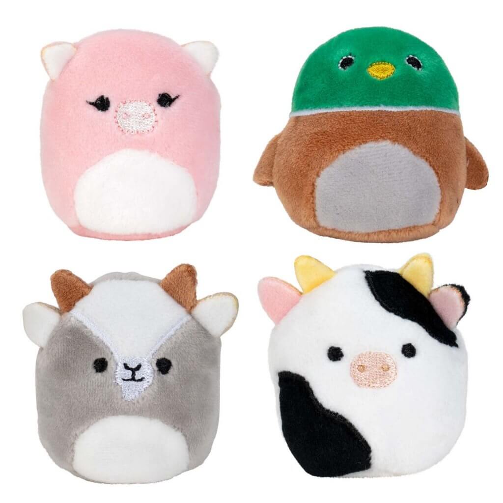 SQUISHMALLOWS SQUISHVILLE Mini Plush (Squishville Mini Squishmallow 4 Pack)