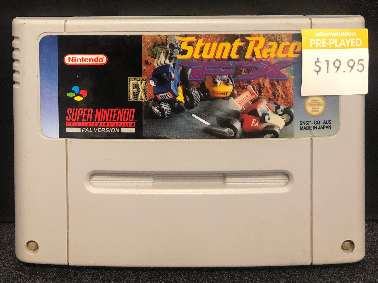 Stunt Race FX SNES Cartridge Only