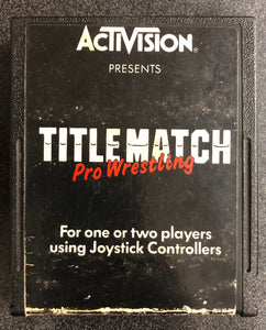 Title Match Pro Wrestling Atari2600